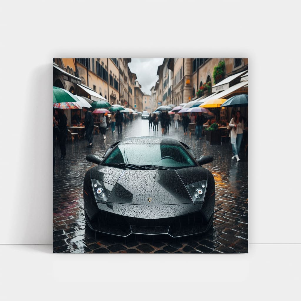 Lamborghini Murcielago on Cloudy Day - Power and Style