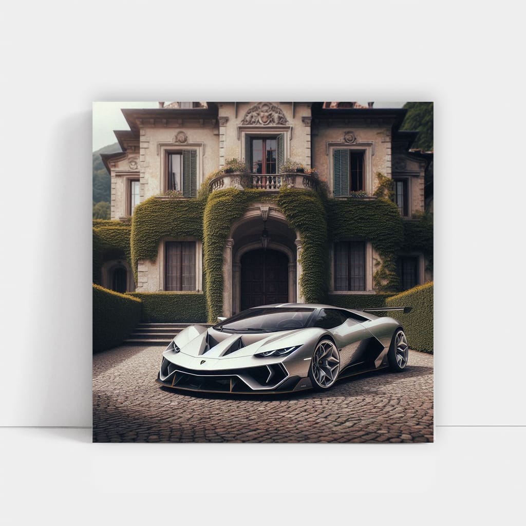 Vintage-Style Lamborghini Sian - Blend of Power and Elegance