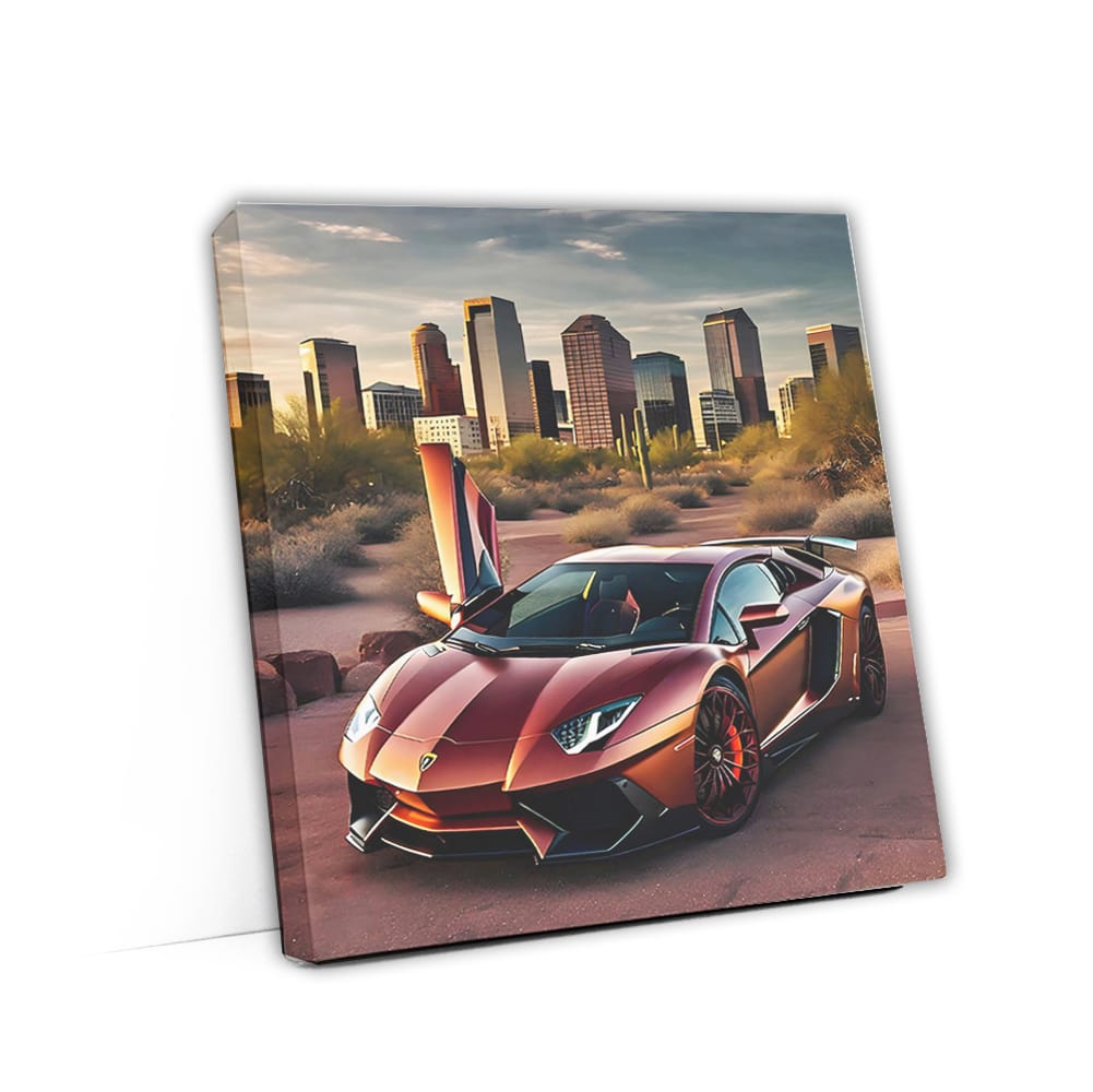 Burgundy Lamborghini Aventador in Phoenix - Ultimate Luxury