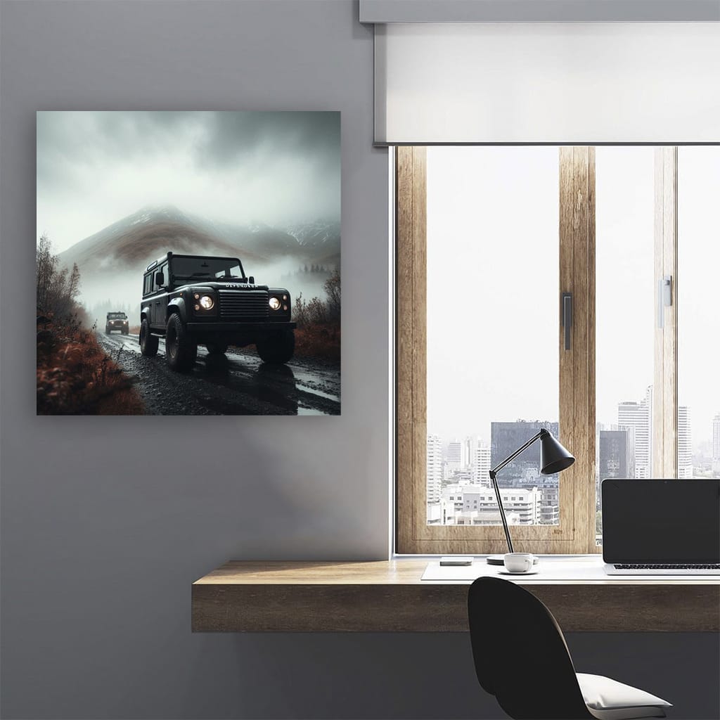 Land Rover Defender in Overcast Skies - Rugged Elegance