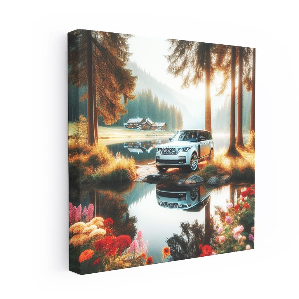 Land Rover Range Rover by Lake - Luxury and Adventure