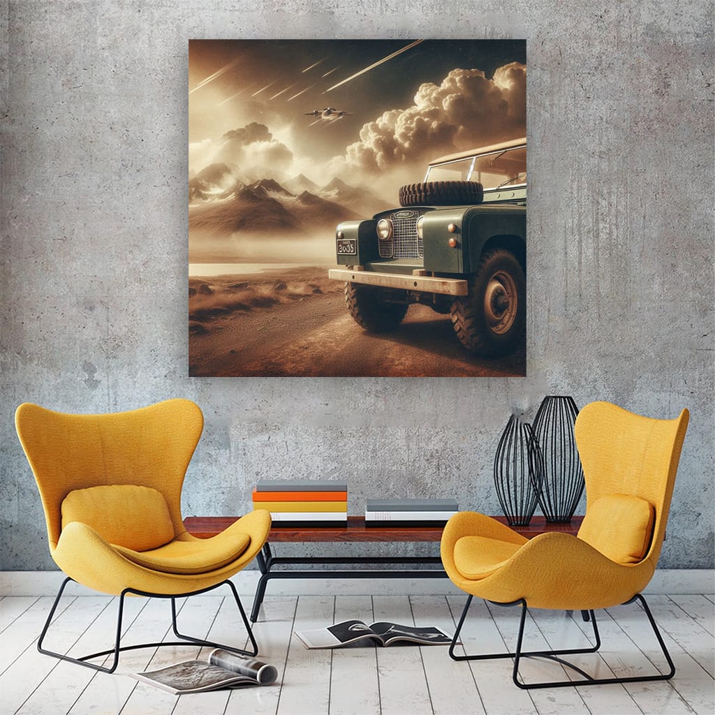Vintage Style Land Rover Range Rover - Classic Elegance