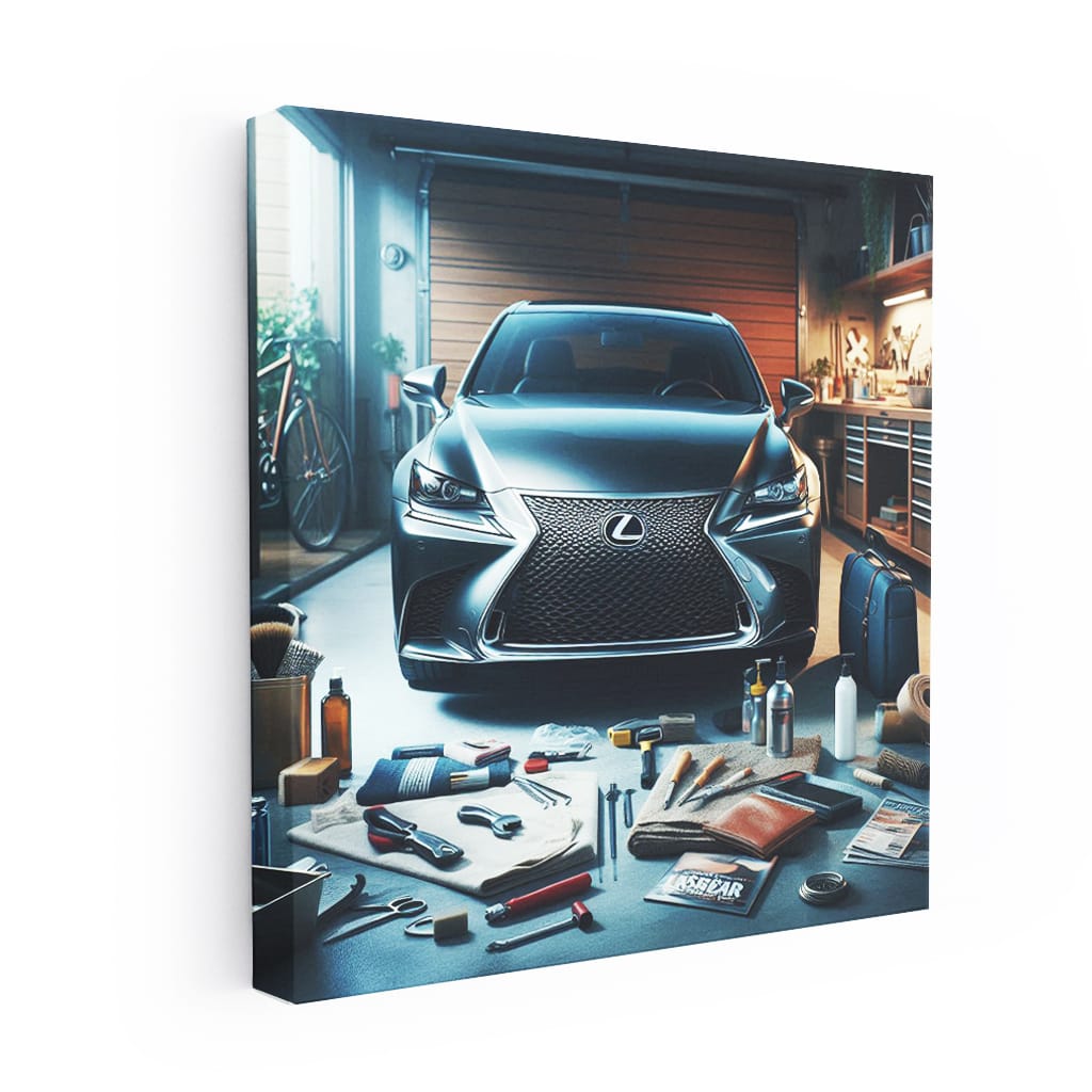 Lexus GS in Garage - Luxury Meets Performance
