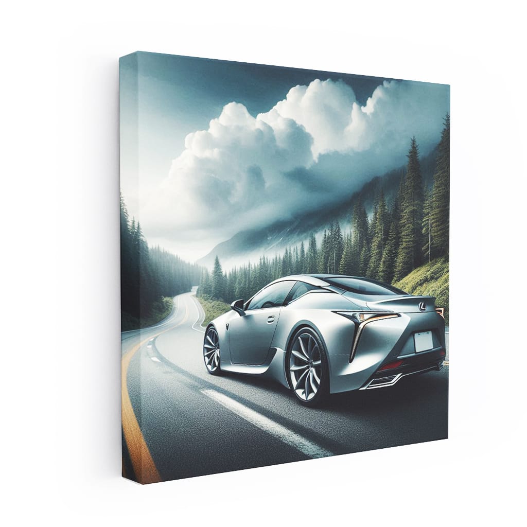 Lexus LC in Overcast Skies - Elegance Meets Performance