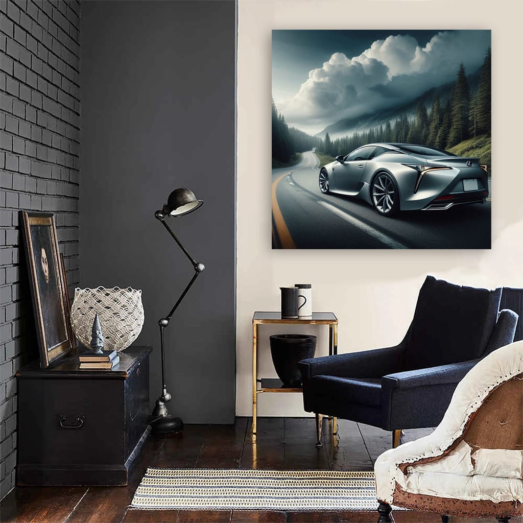 Lexus LC in Overcast Skies - Elegance Meets Performance