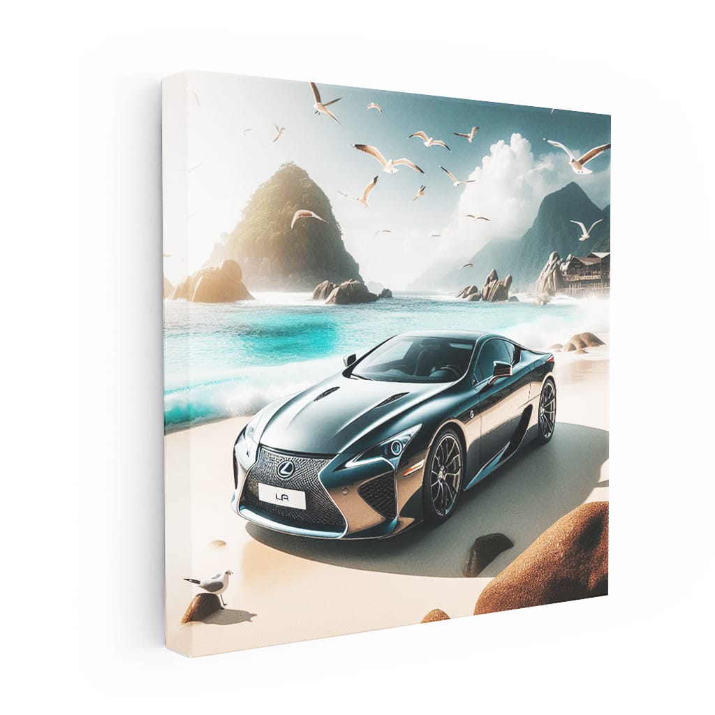 Lexus LFA on Beach - Exotic Beauty and Performance