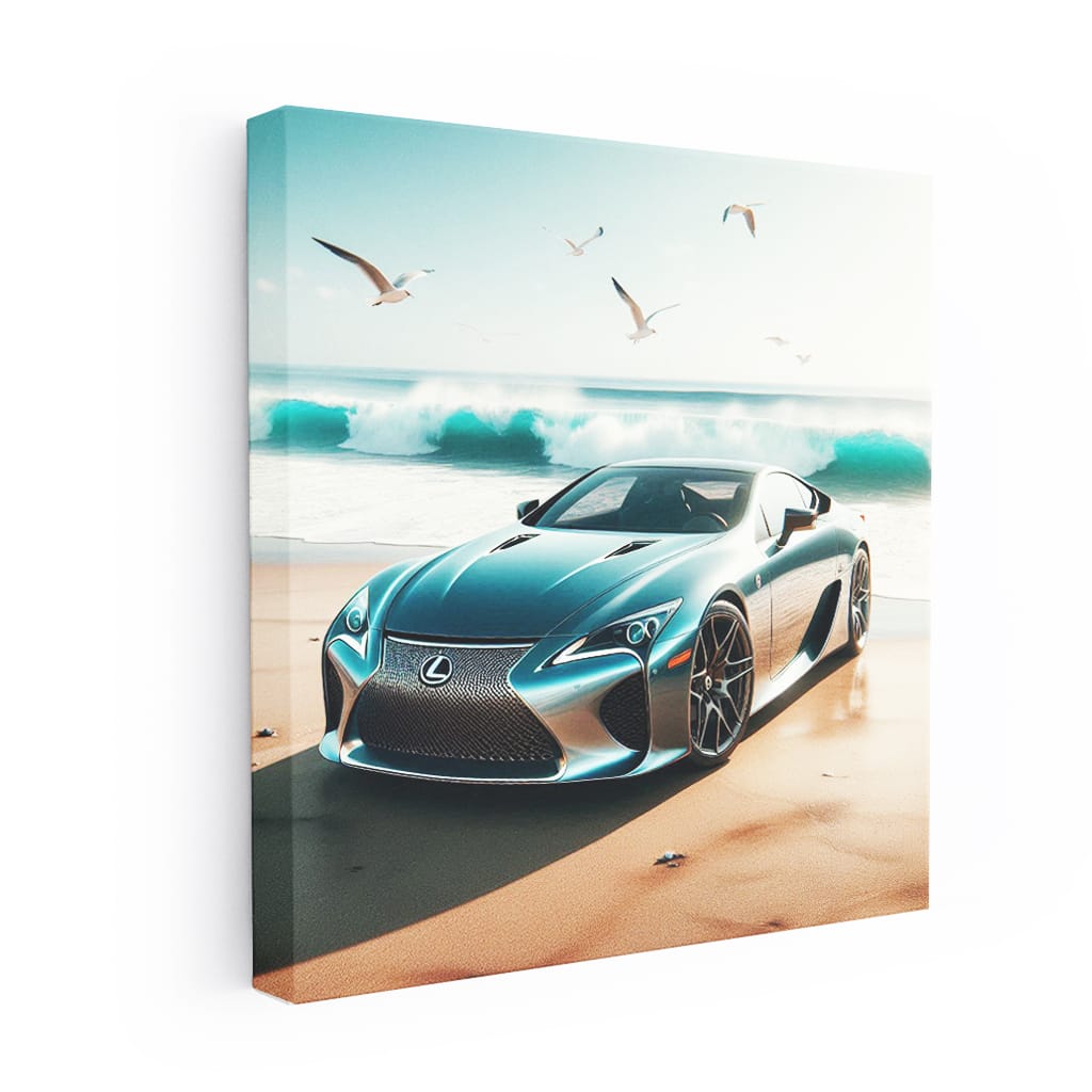 Lexus LFA on Beach - Ultimate Performance Machine