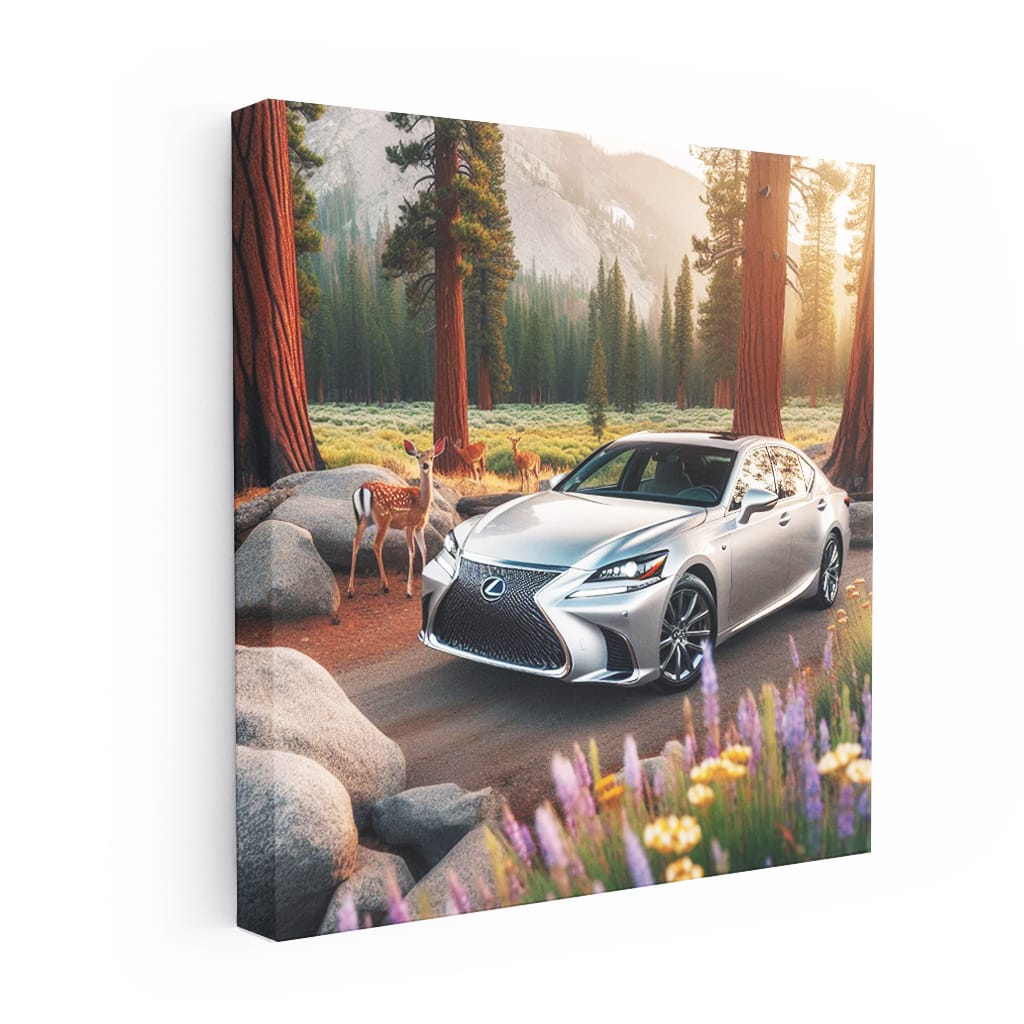 Lexus LS at National Park - Elegance Meets Adventure