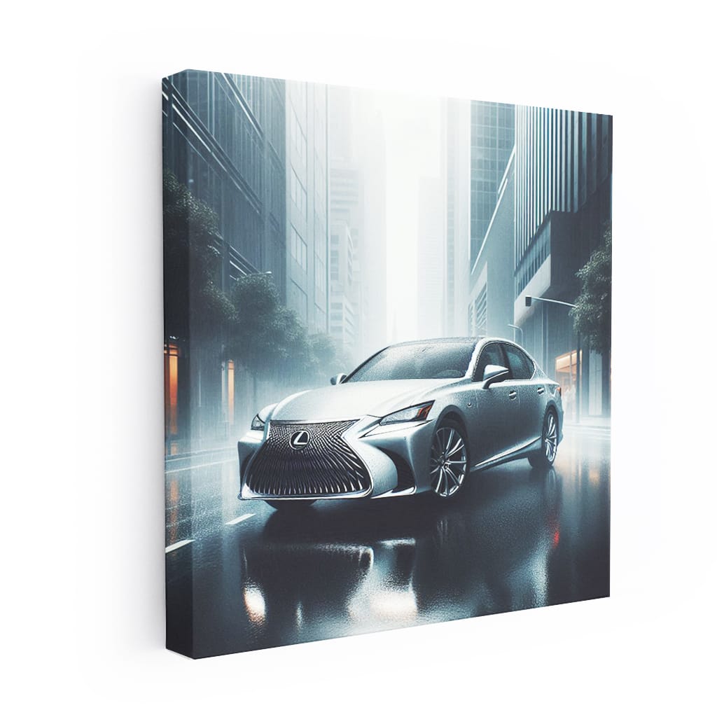 Lexus LS in Cloudy Weather - Elegance on Road