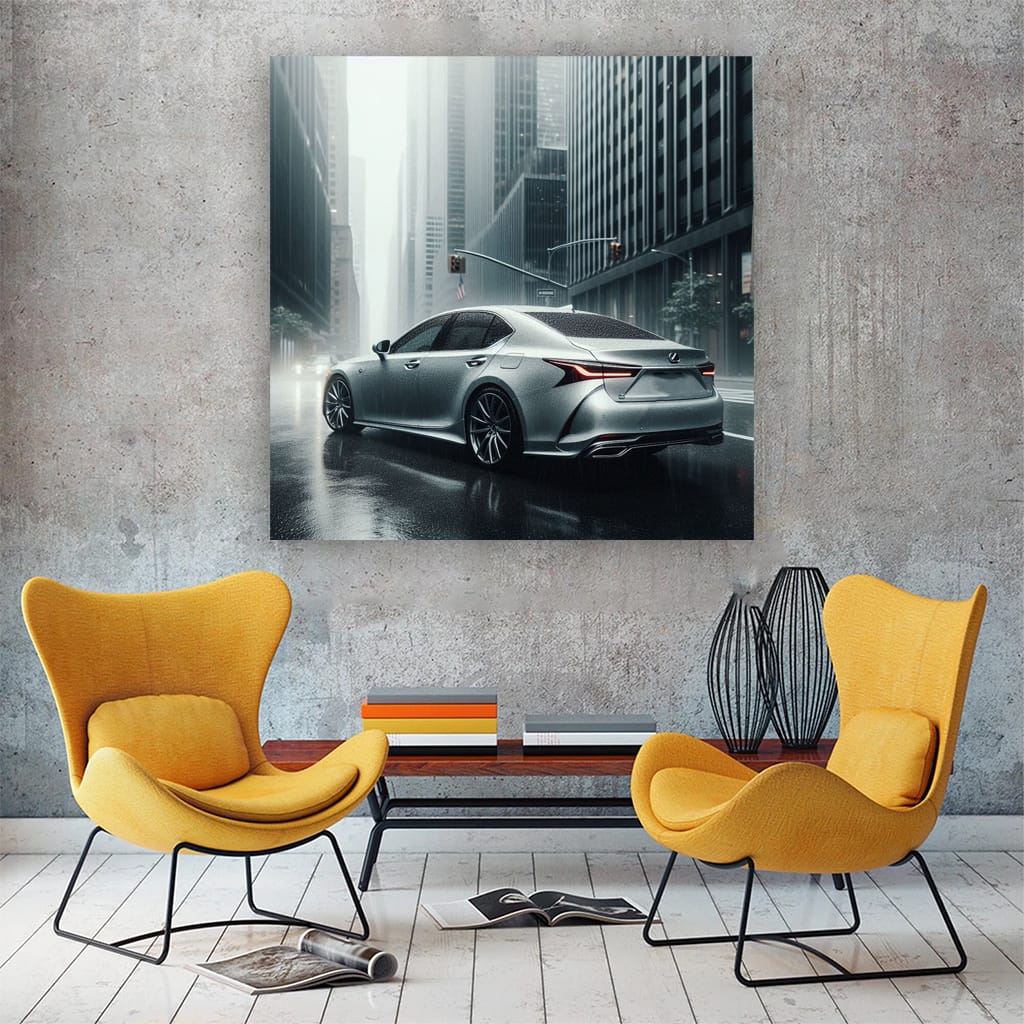 Lexus LS in Cloudy Weather - Elegance Meets Performance