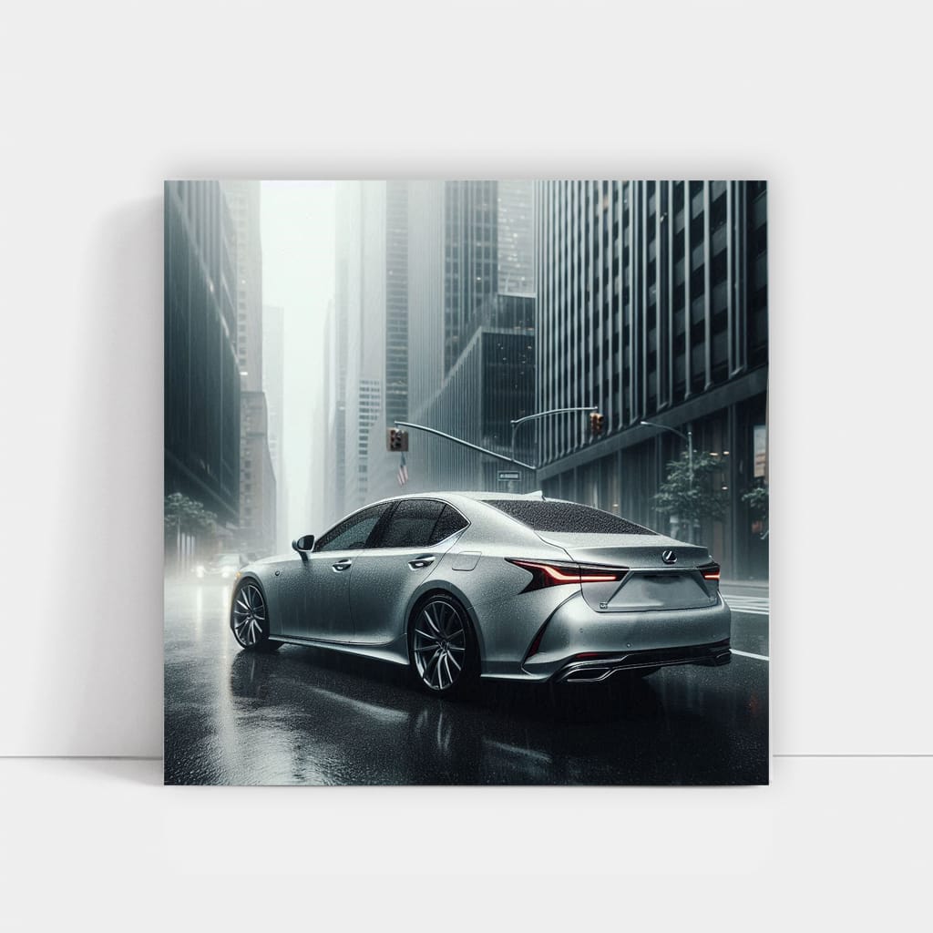 Lexus LS in Cloudy Weather - Elegance Meets Performance