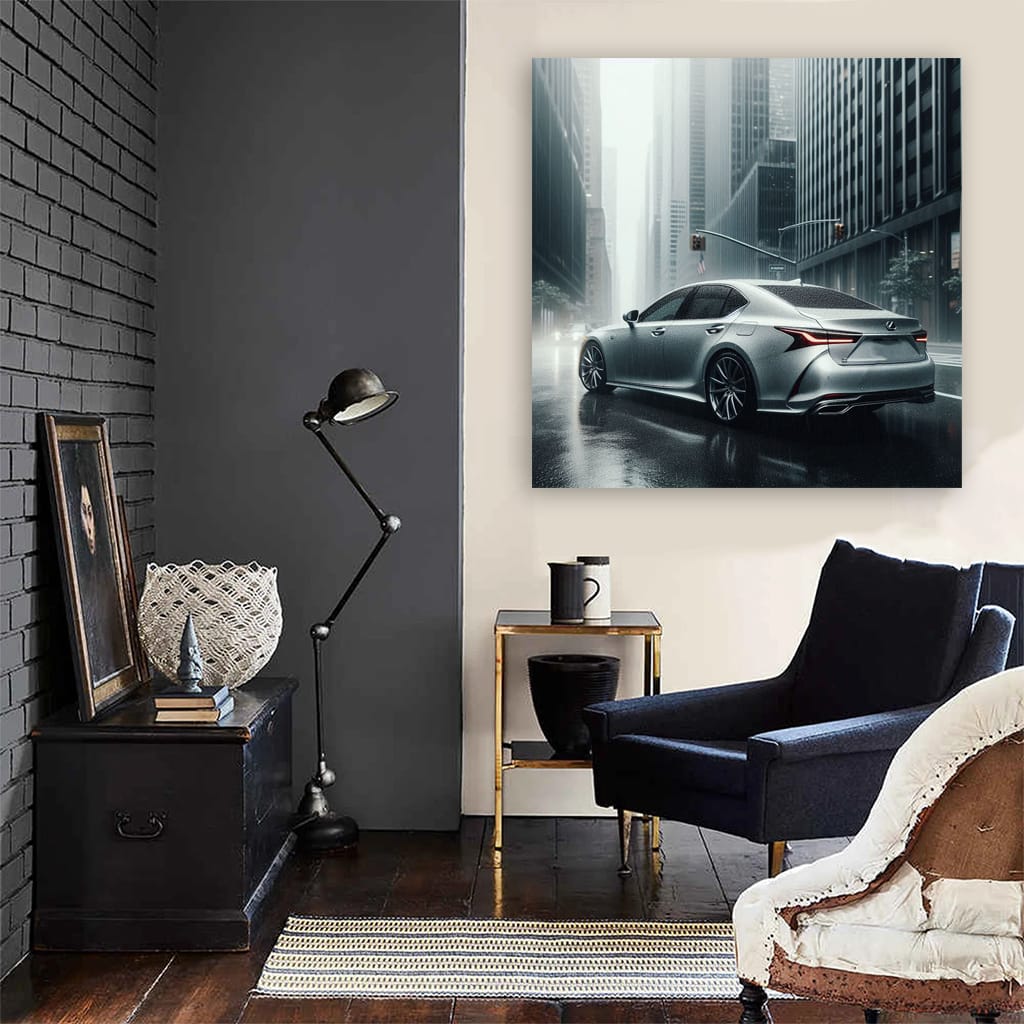 Lexus LS in Cloudy Weather - Elegance Meets Performance