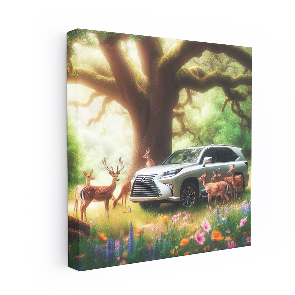 Lexus LX in Forest - Rugged Elegance and Power