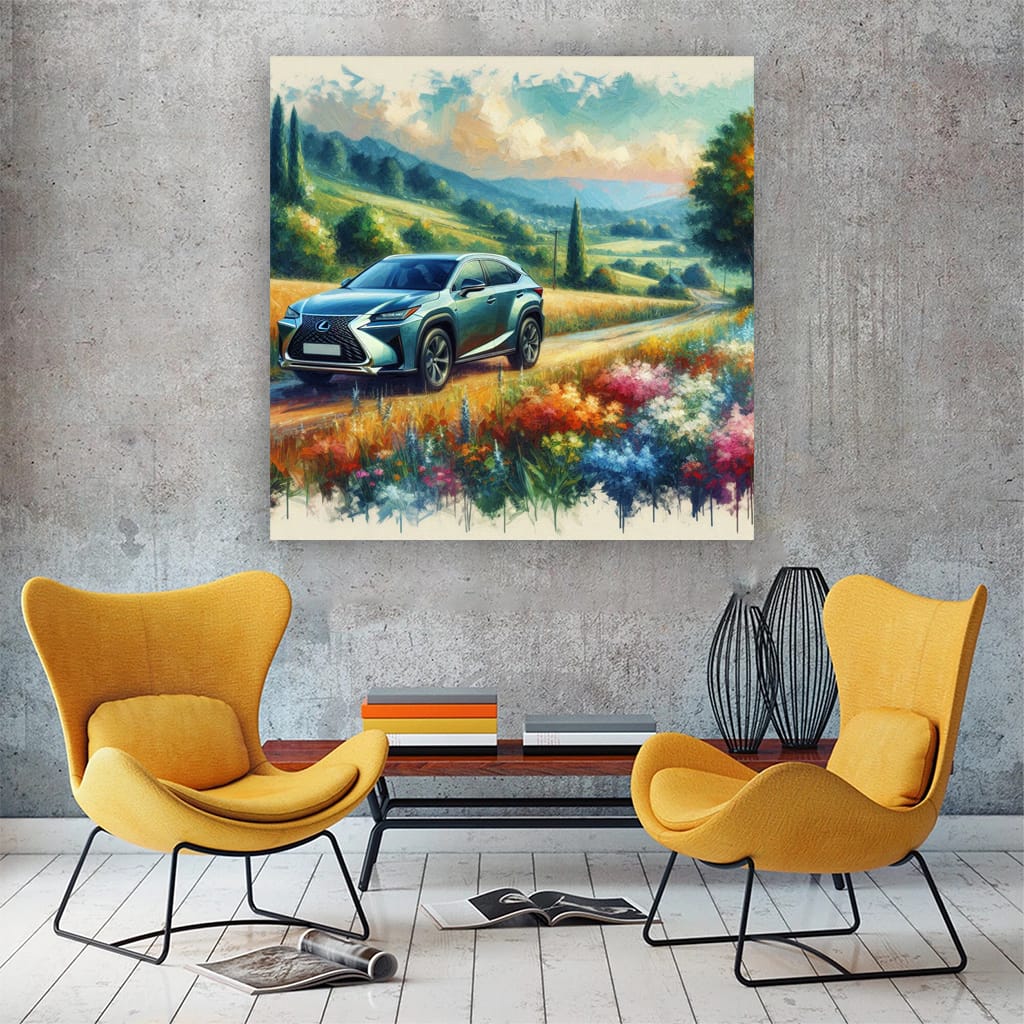 Impressionist Lexus NX - Fusion of Art and Innovation