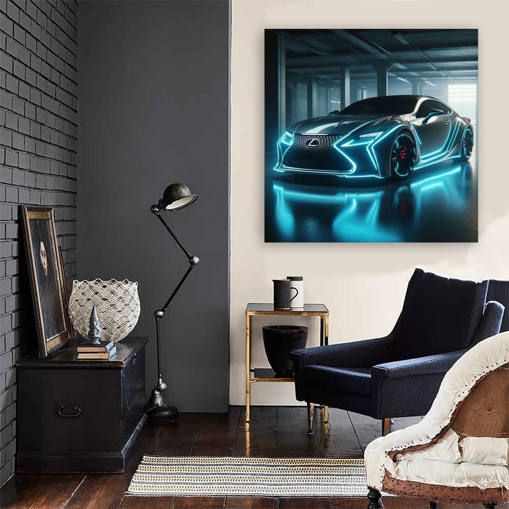 Neon Lexus RC: Sleek, Modern, and Boldly Stylish