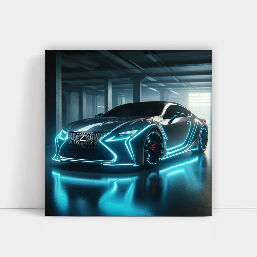 Neon Lexus RC: Sleek, Modern, and Boldly Stylish