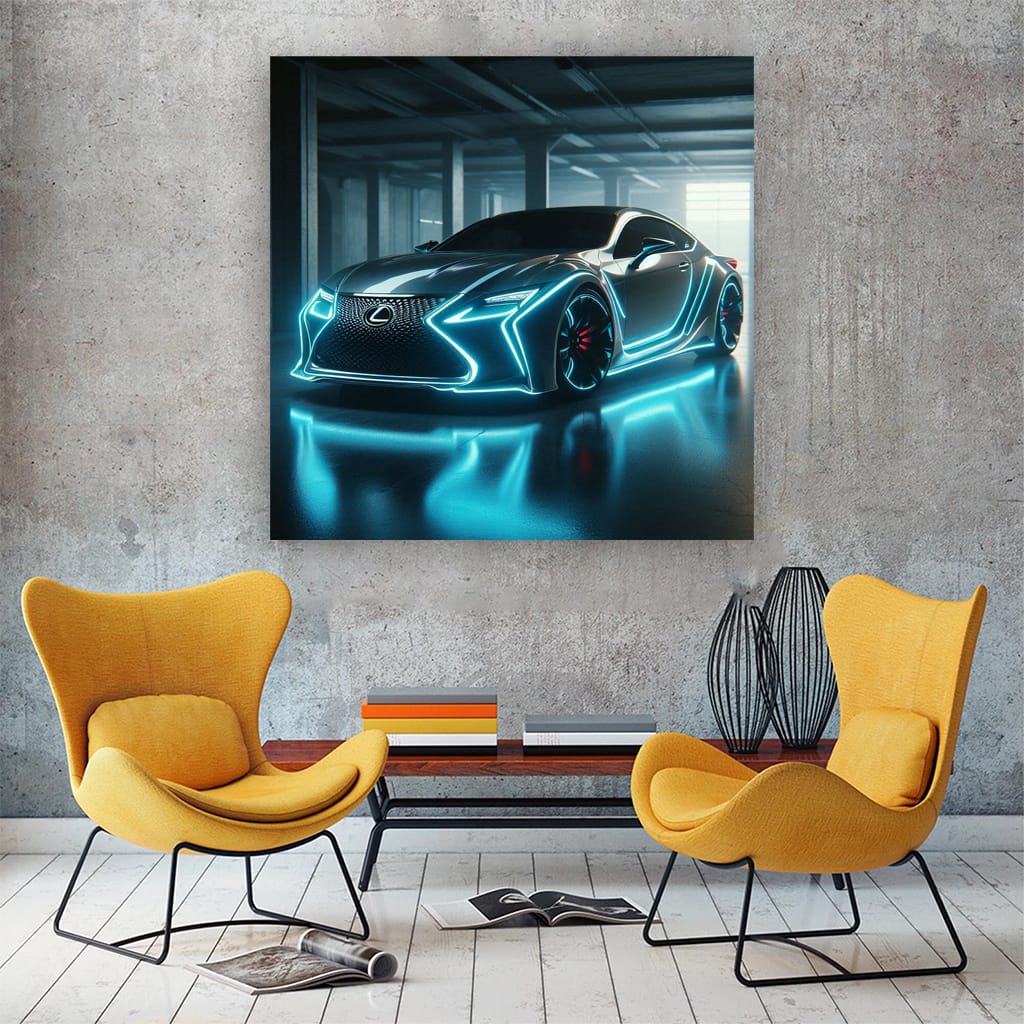 Neon Lexus RC: Sleek, Modern, and Boldly Stylish
