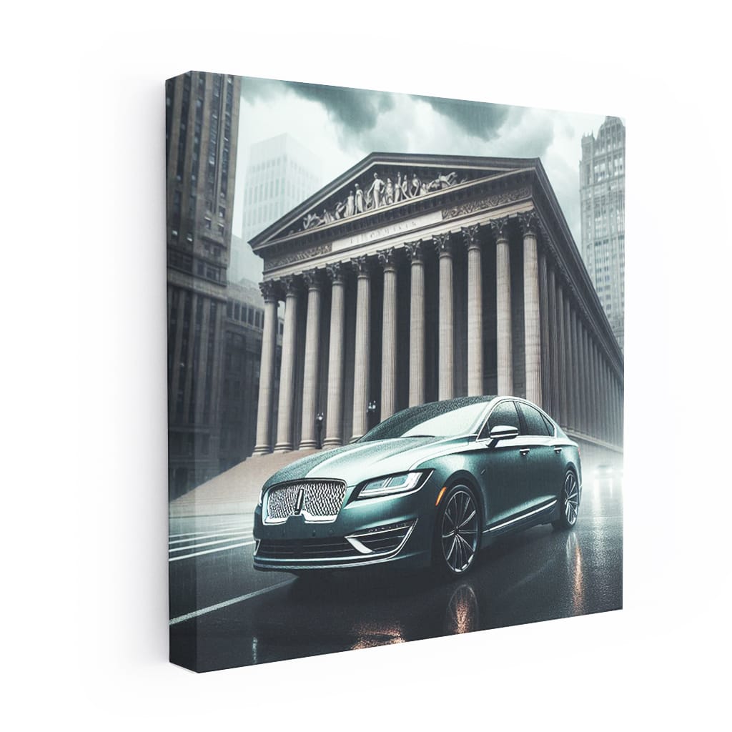 Lincoln MKZ in Cloudy Weather - Elegance in Motion