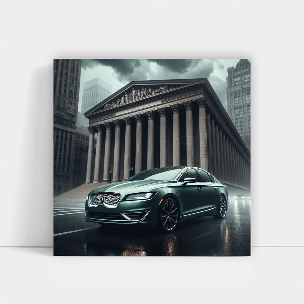 Lincoln MKZ in Cloudy Weather - Elegance in Motion