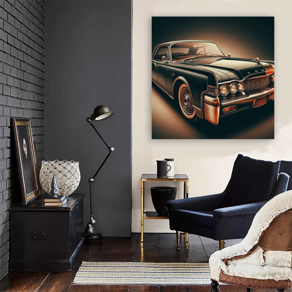 Lincoln Classic Vintage Retro Style Car - Timeless Elegance