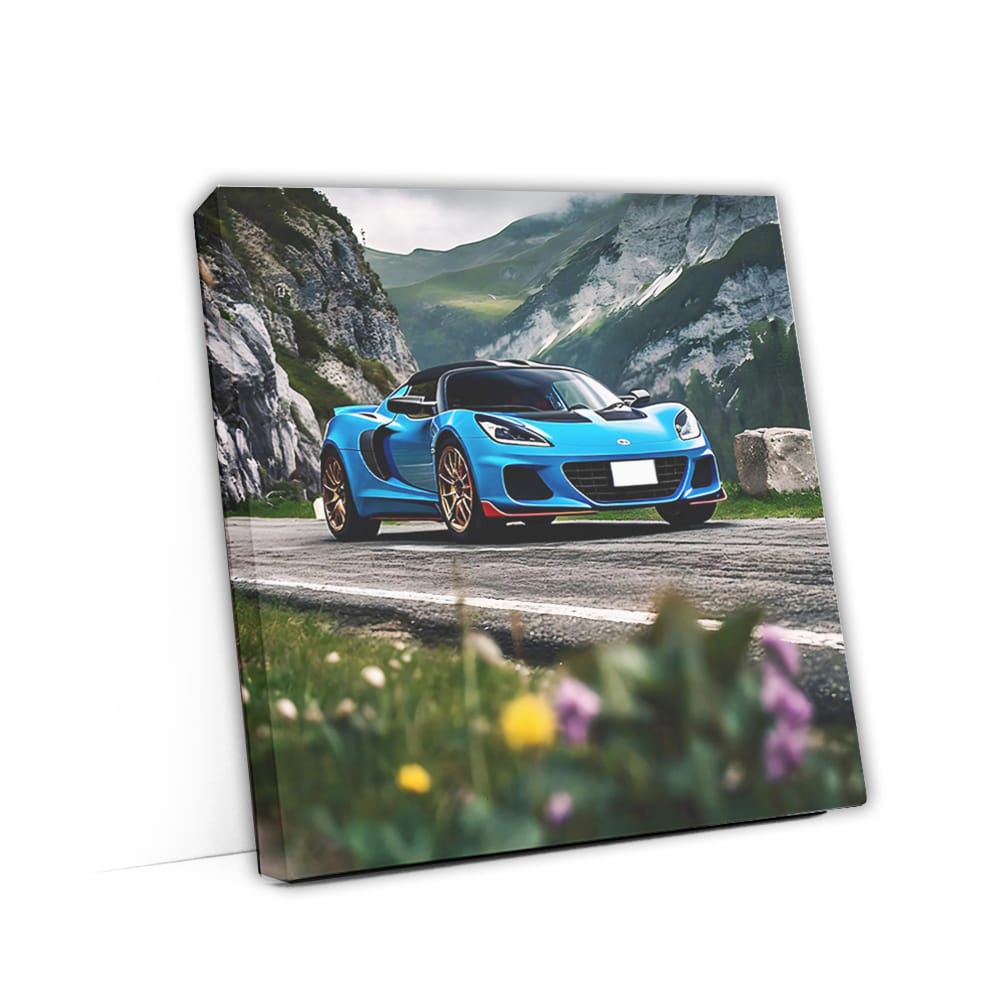 Blue Lotus Elise Roars Through Majestic Mountain Roads