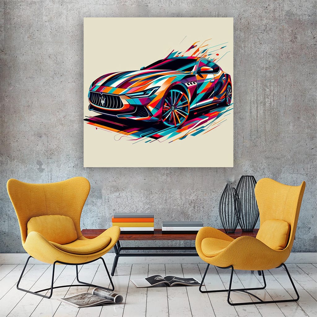 Maserati Ghibli Abstract: Sleek, Powerful, and Luxurious