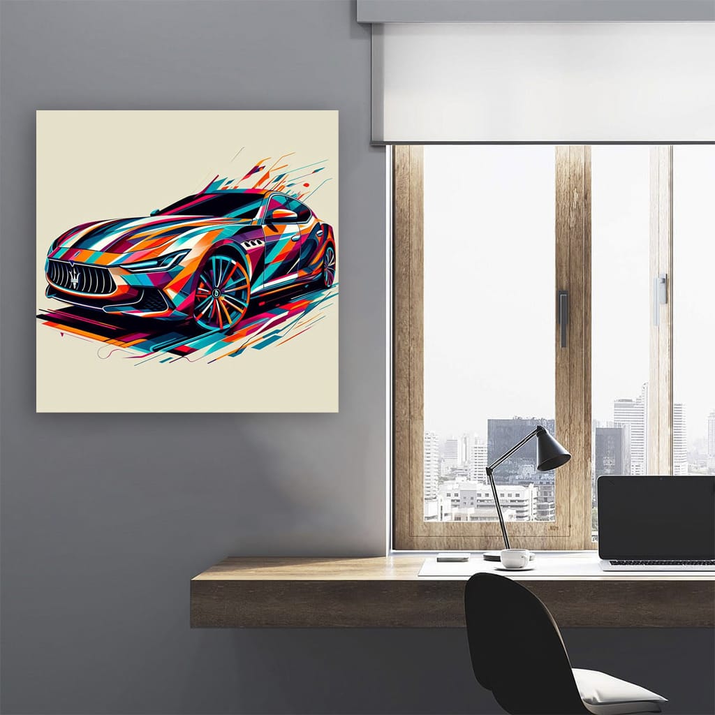Maserati Ghibli Abstract: Sleek, Powerful, and Luxurious