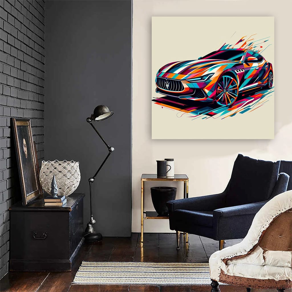 Maserati Ghibli Abstract: Sleek, Powerful, and Luxurious