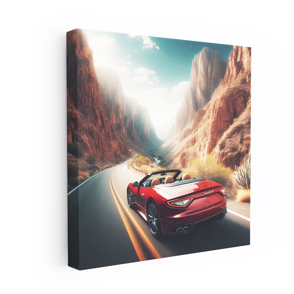 Maserati GranCabrio on Canyon Drive - Elegance in Motion