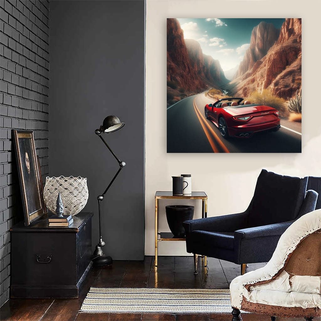 Maserati GranCabrio on Canyon Drive - Elegance in Motion
