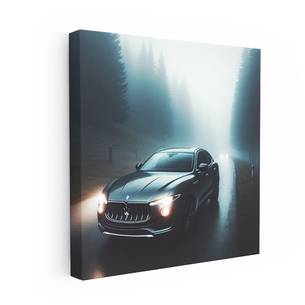 Maserati Levante in Fog - Elegance Meets Power