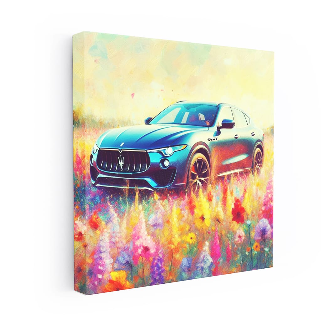 Maserati Levante Impressionism Art - Elegance on Wheels