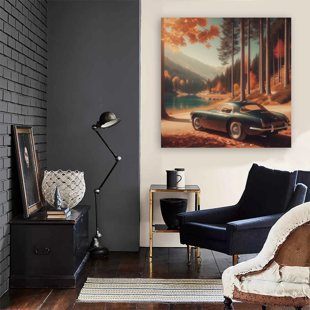 Classic Maserati by Lake: Timeless Elegance in Motion
