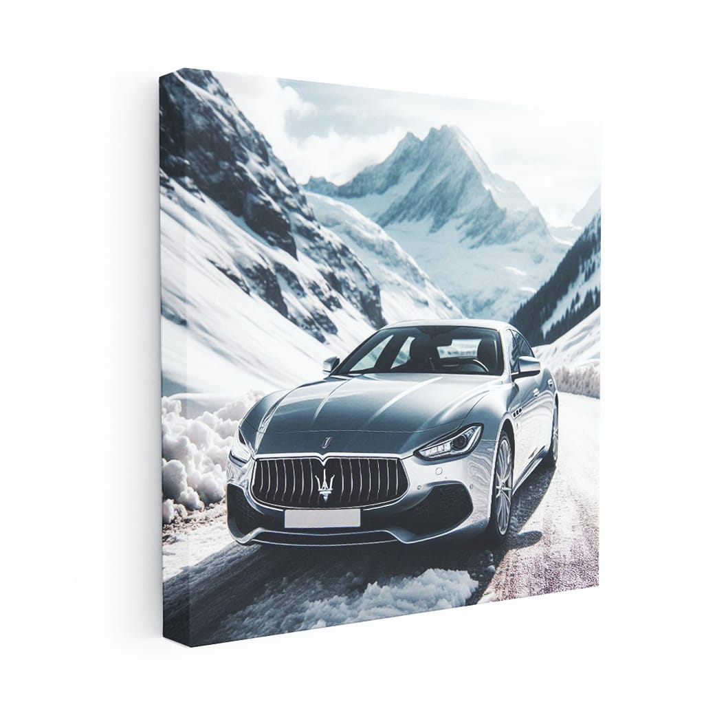 Maserati Quattroporte in Mountains - Elegance Meets Power