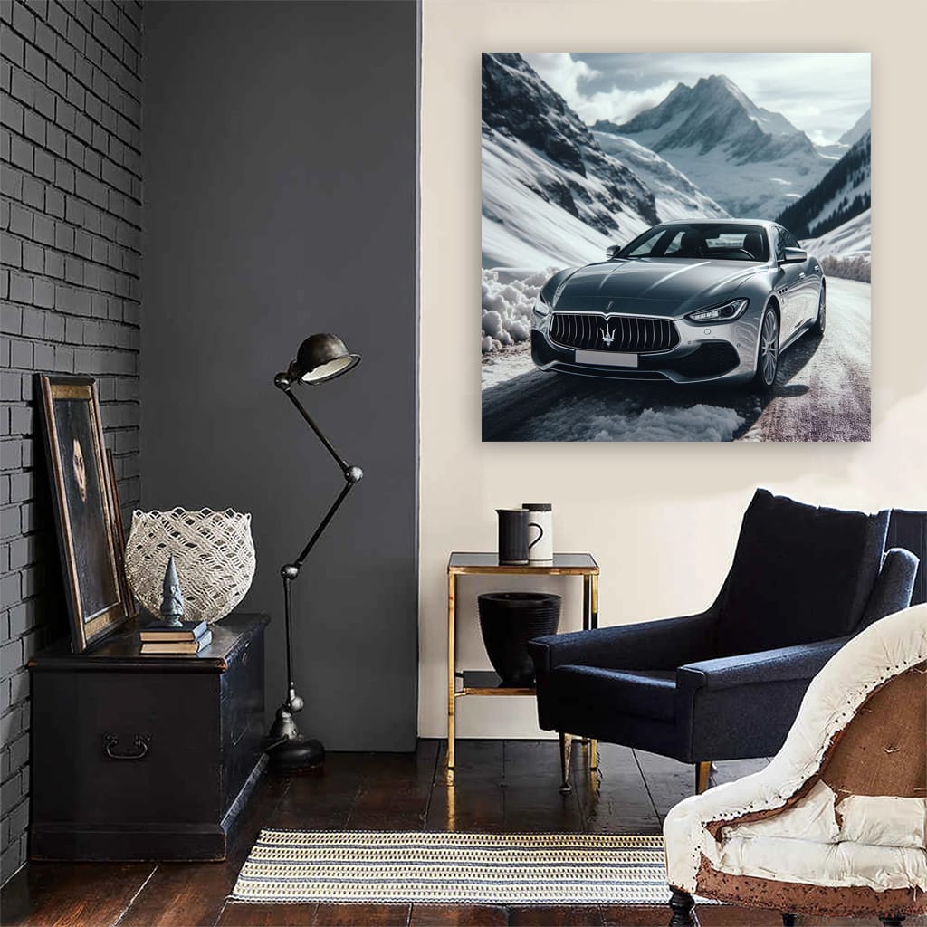 Maserati Quattroporte in Mountains - Elegance Meets Power