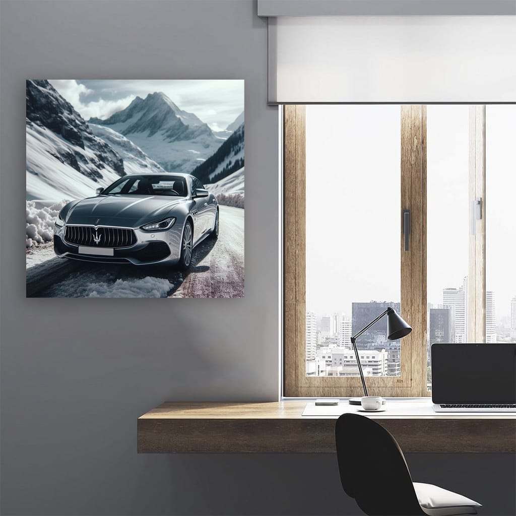 Maserati Quattroporte in Mountains - Elegance Meets Power