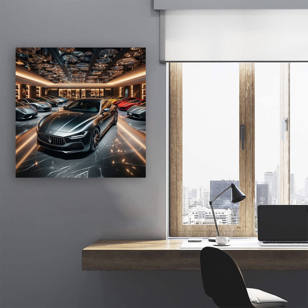 Maserati Quattroporte Luxury Parking - Elegance in Motion