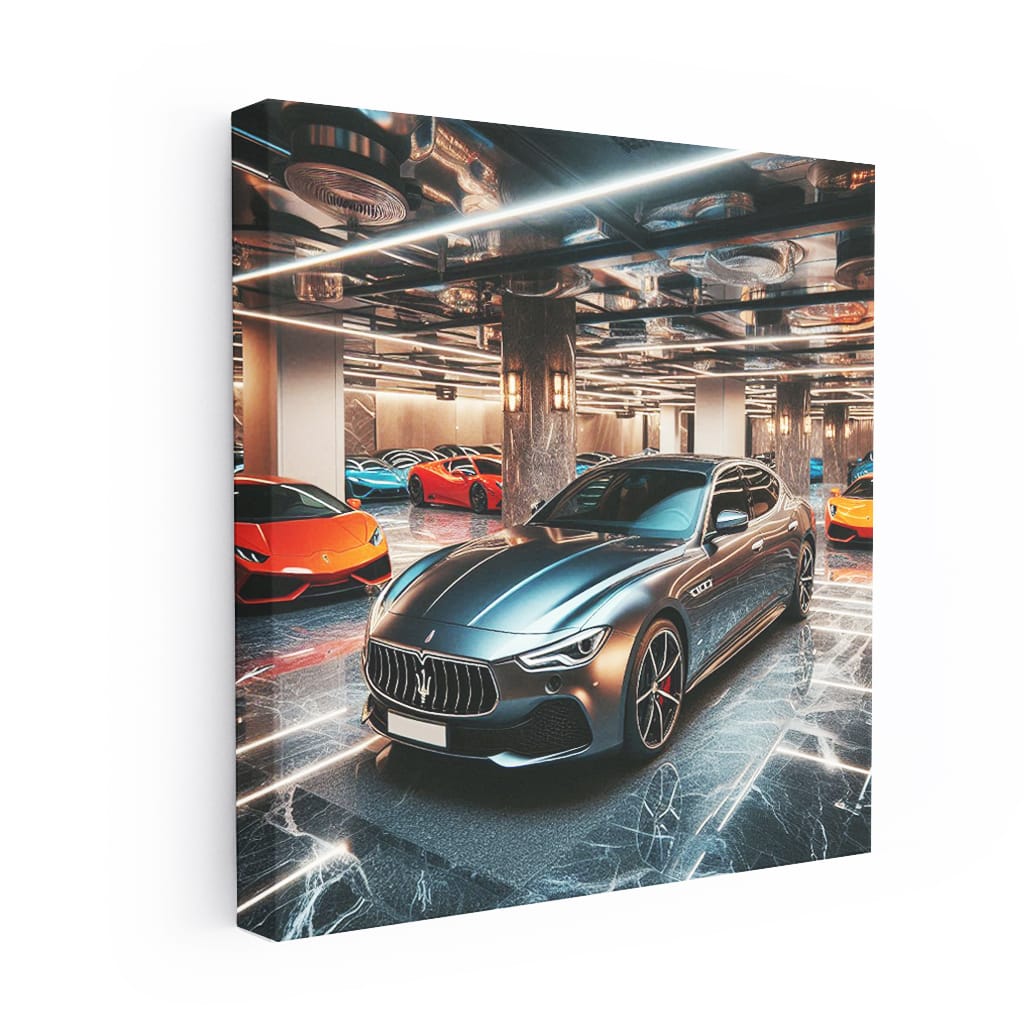 Maserati Quattroporte Luxurious Parking - Elegance in Motion