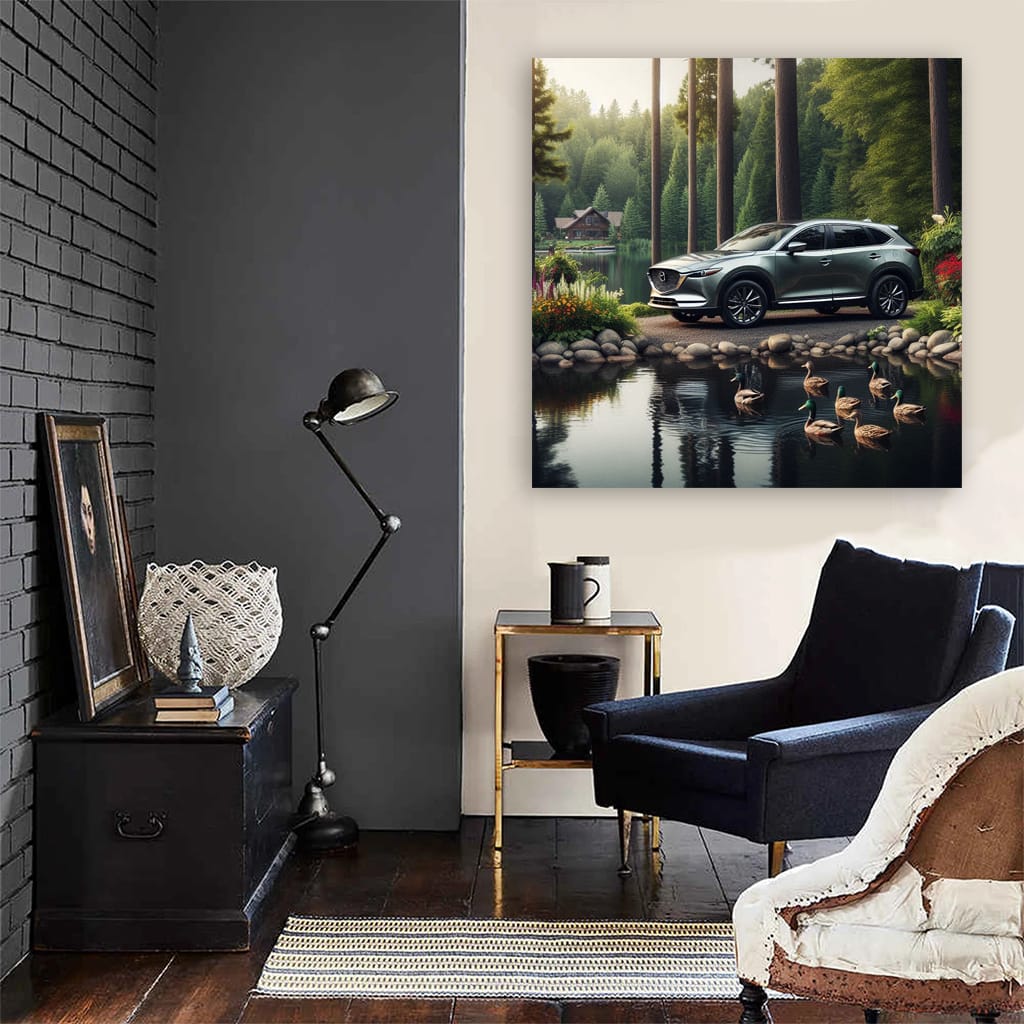 Mazda CX-9 Scenic Lake Adventure - Sleek and Spacious SUV