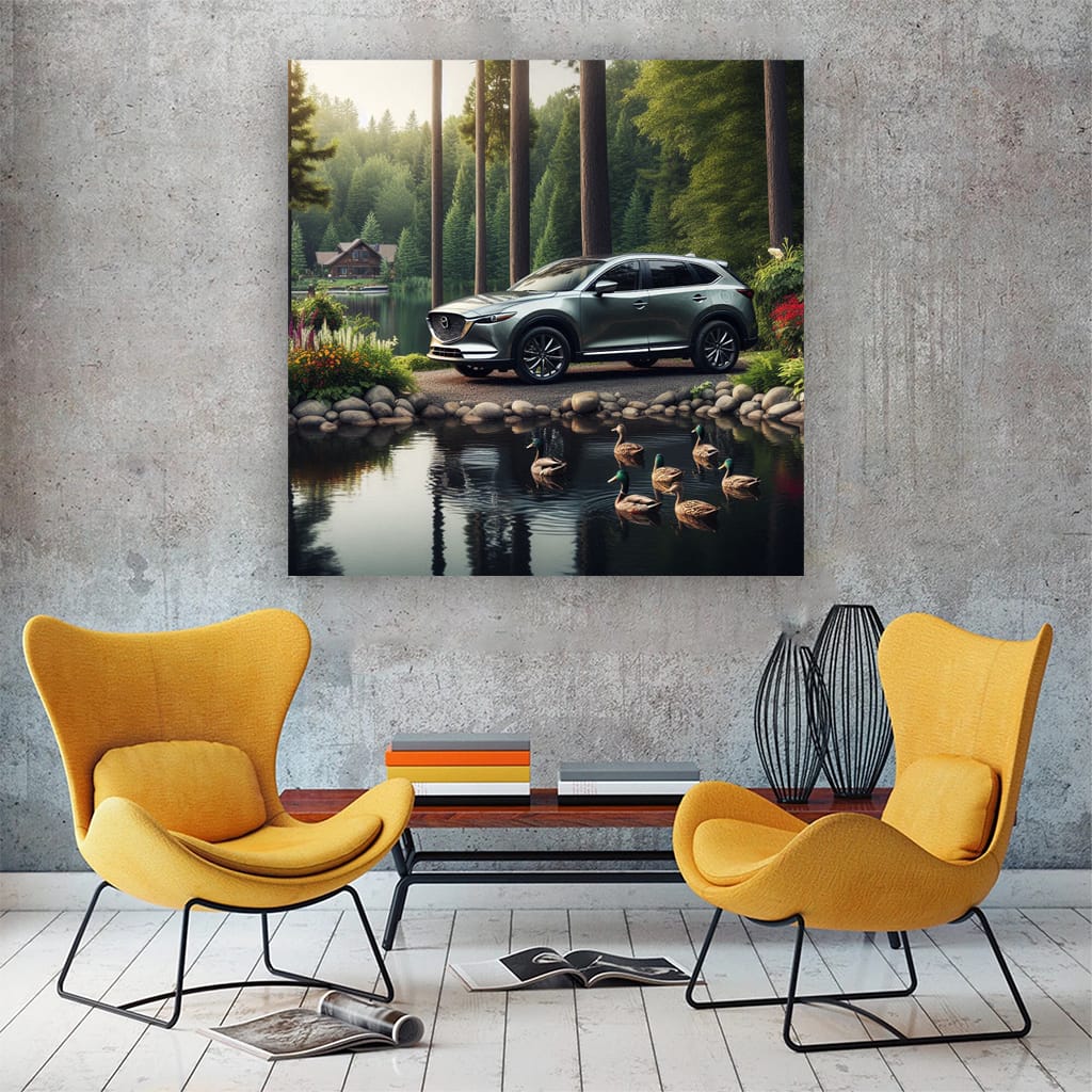 Mazda CX-9 Scenic Lake Adventure - Sleek and Spacious SUV