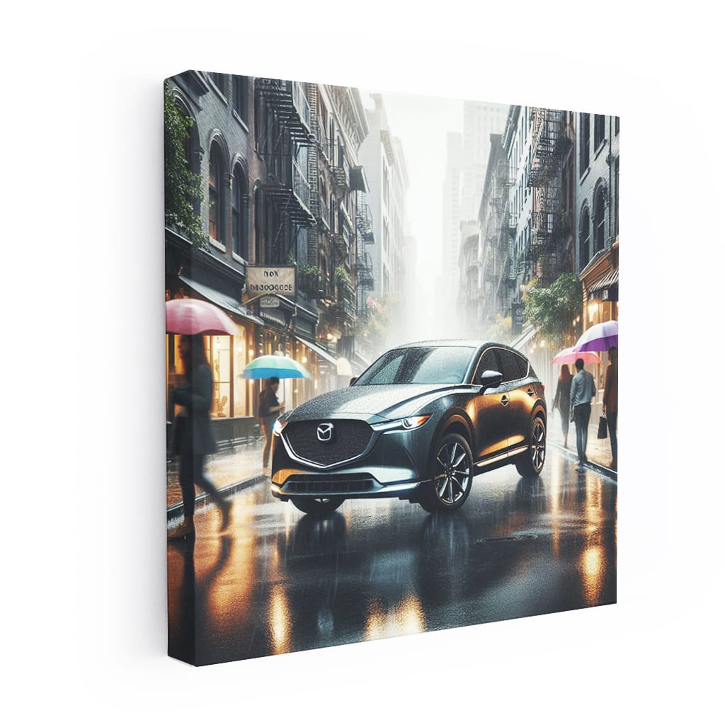 Mazda CX-9 in Wet Conditions - Elegant and Robust SUV