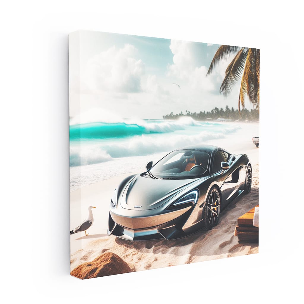 McLaren 570S on Beach - Elegance Meets Power