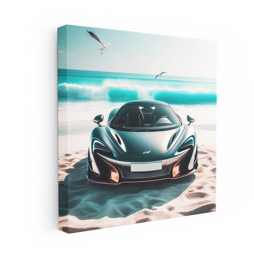 McLaren 765LT on Beach - Unleash Power of Speed