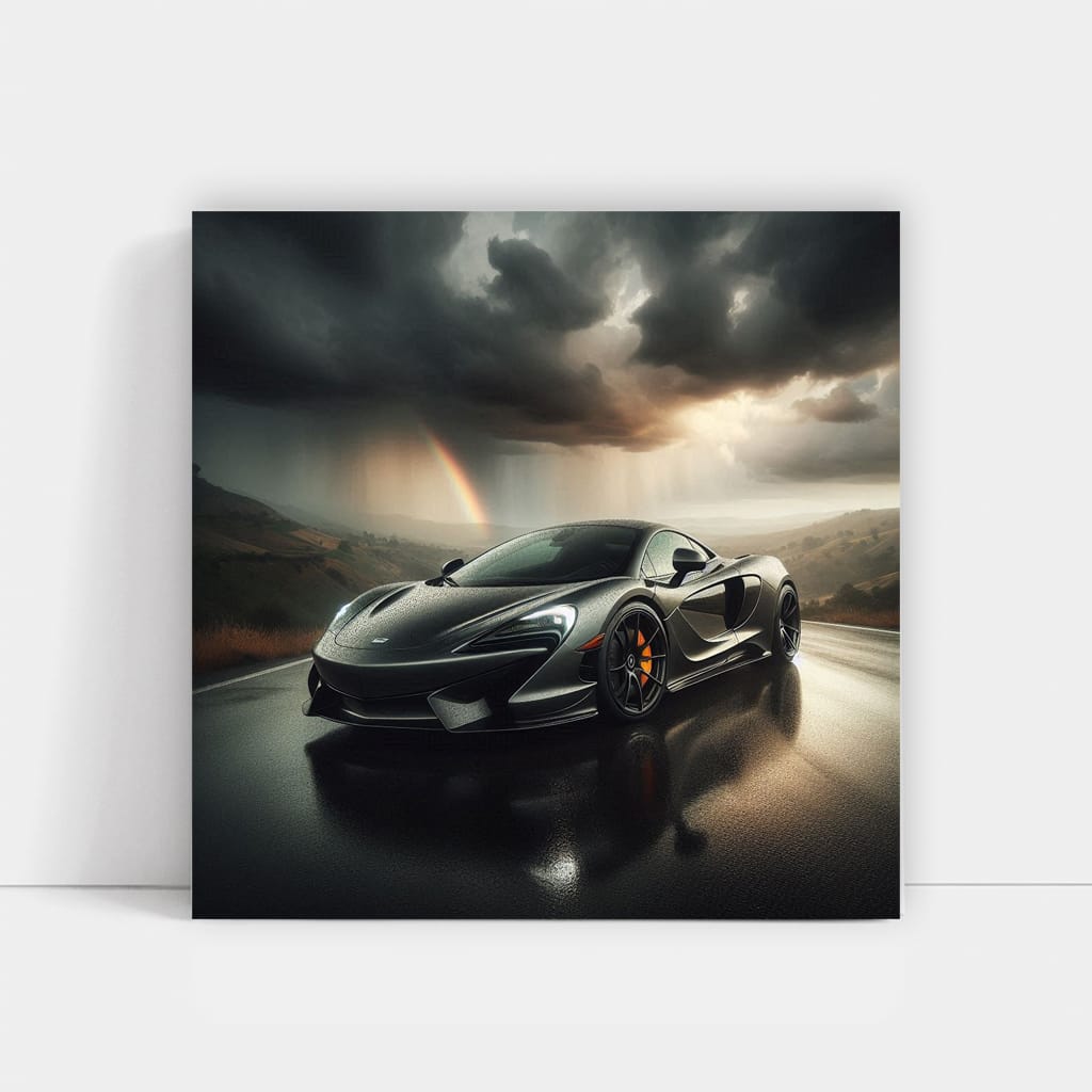 McLaren GT on Overcast Day - Elegance in Motion