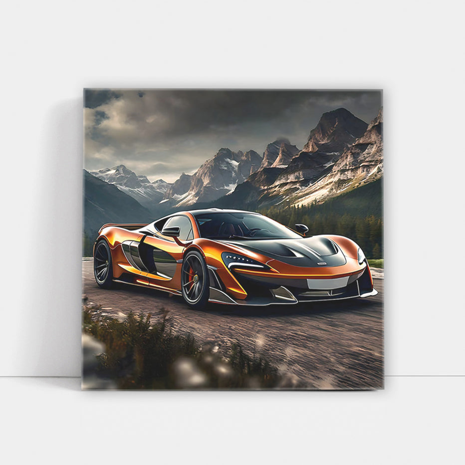 McLaren Brown in Mountain: Elegance Meets Power