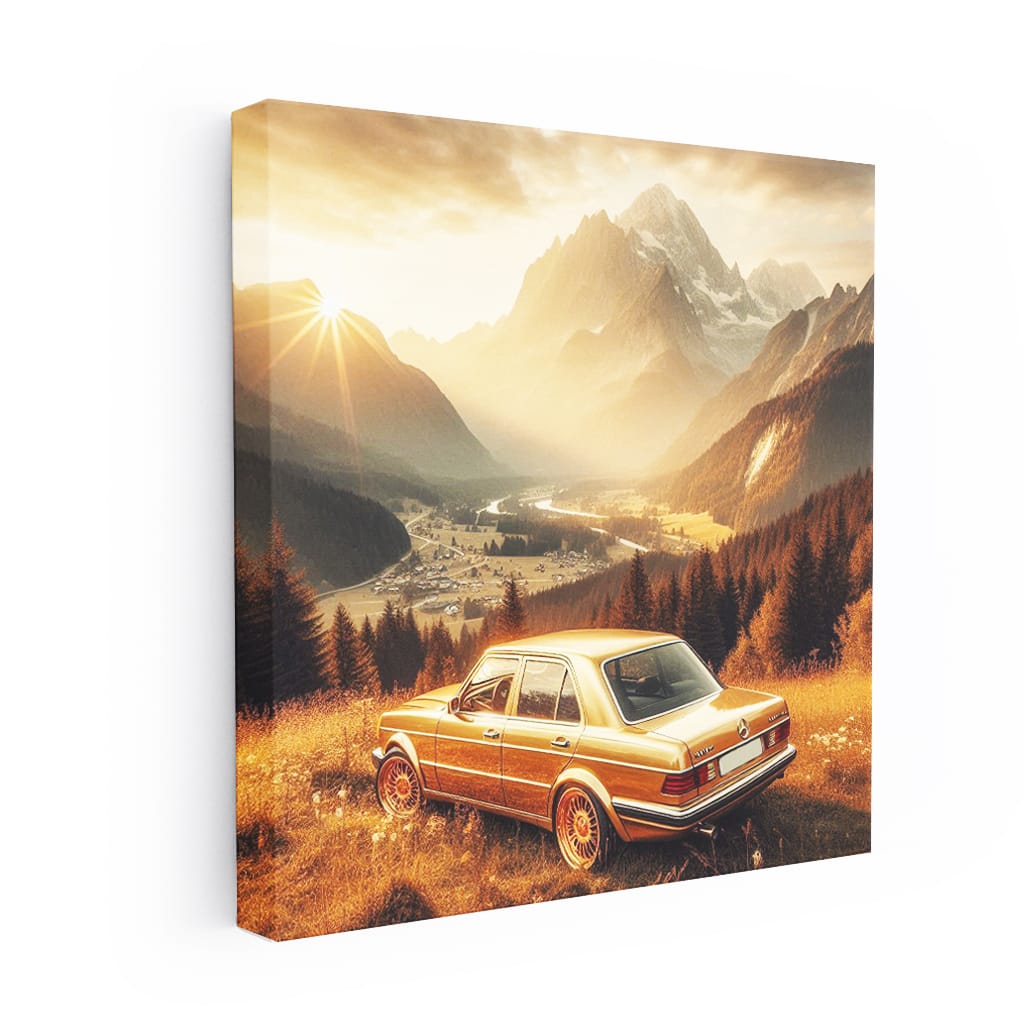 Classic Mercedes-Benz A-Class on Scenic Mountain Drive - Timeless Elegance