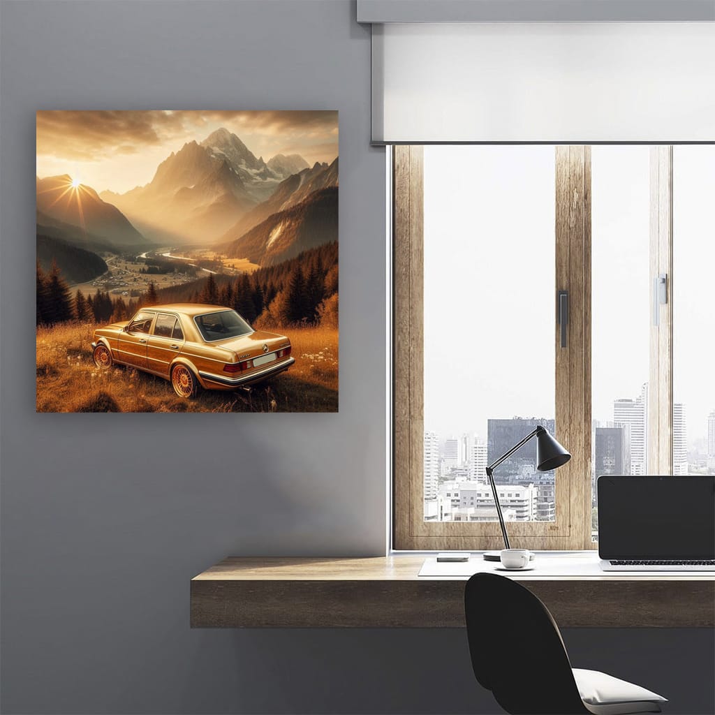Classic Mercedes-Benz A-Class on Scenic Mountain Drive - Timeless Elegance