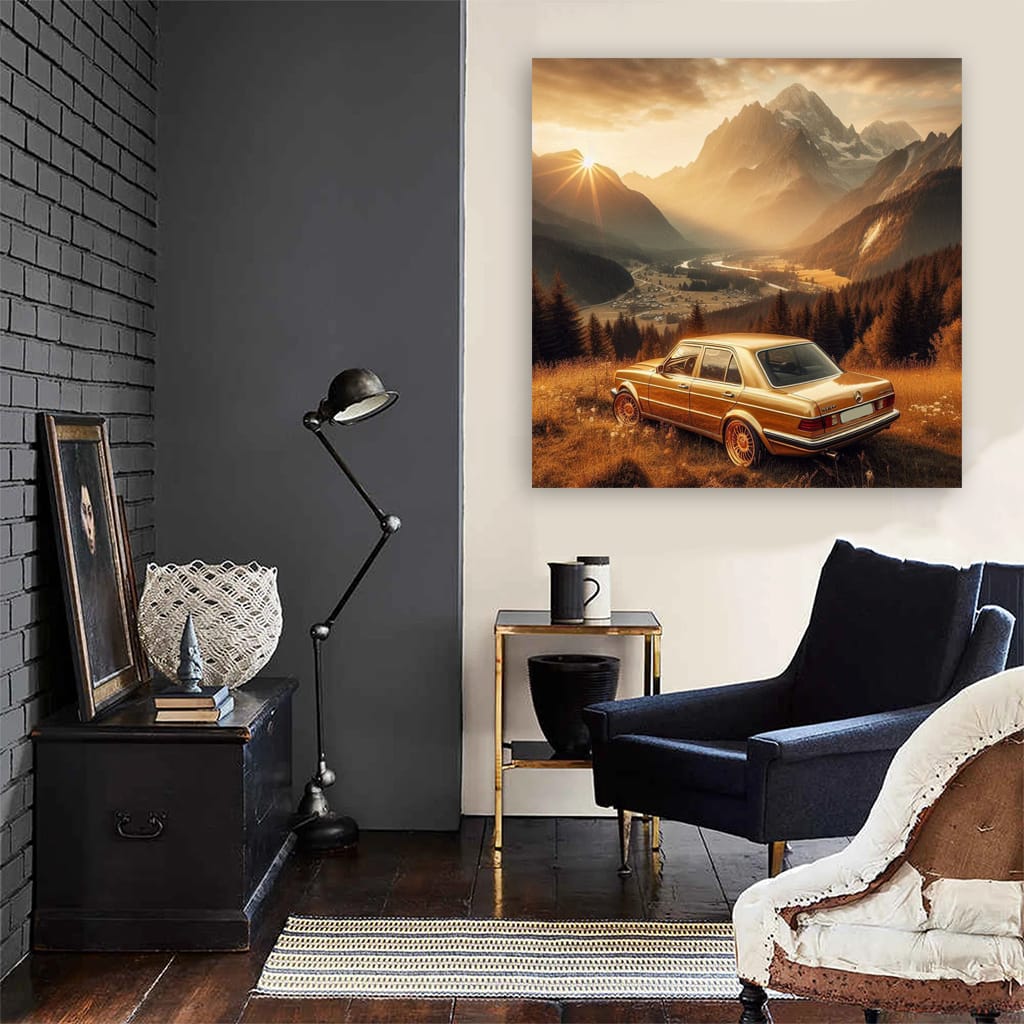 Classic Mercedes-Benz A-Class on Scenic Mountain Drive - Timeless Elegance