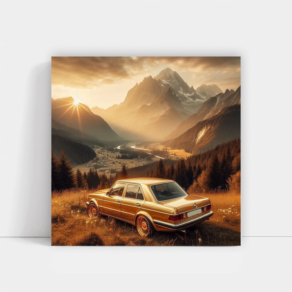 Classic Mercedes-Benz A-Class on Scenic Mountain Drive - Timeless Elegance