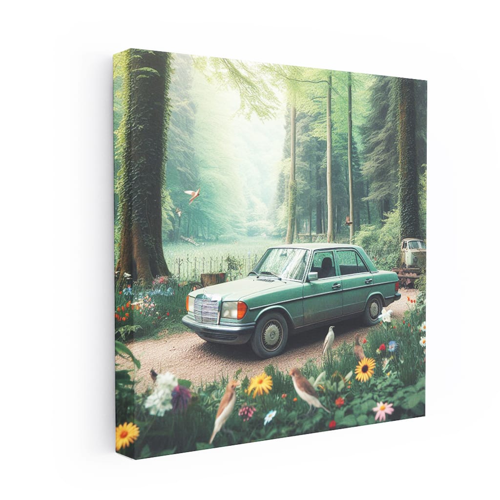 Vintage Mercedes-Benz A-Class in Scenic Setting - Timeless Elegance